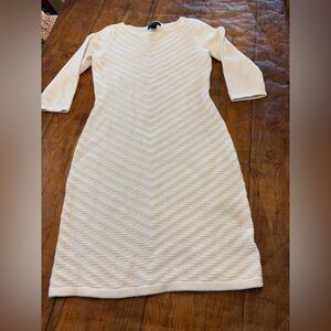 Ralph Lauren Cream Long Sleeve Dress